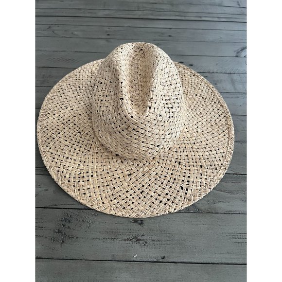 Janessa Leone Simone Tan Straw Hat - Picture 1 of 2